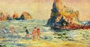 Pierre-Auguste Renoir Felsenklippen bei Guernsey oil painting artist